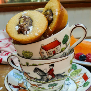 Nutella mini muffins are the perfect grab and go breakfast