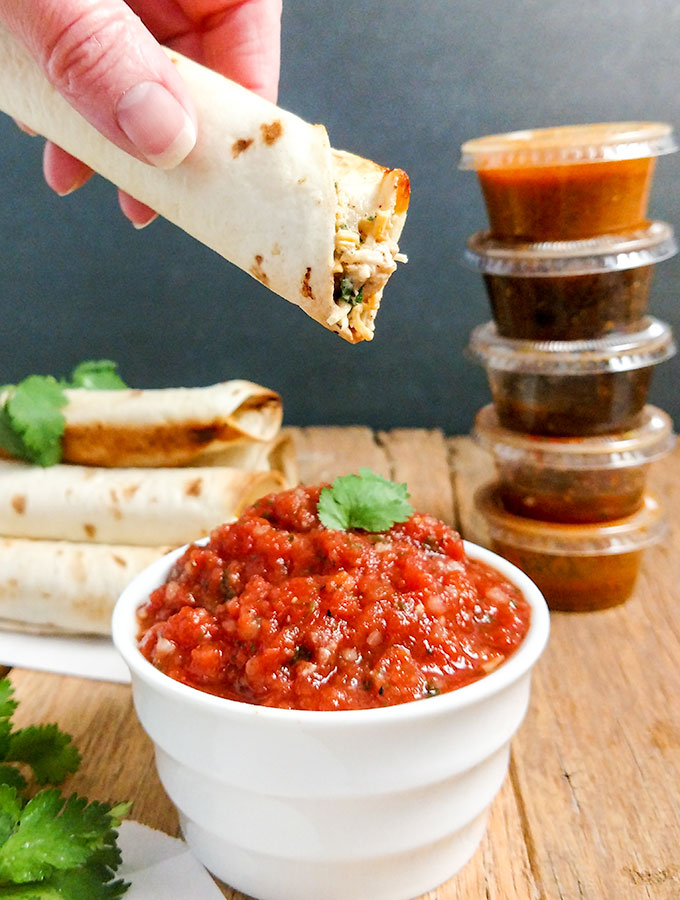 Brunswick stew taquitos are great on the go lunch ideas