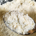 Biscone flour pea size