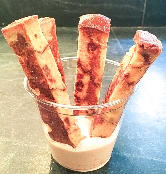 French Toast Sticks with Yogurt Dipping Sauce