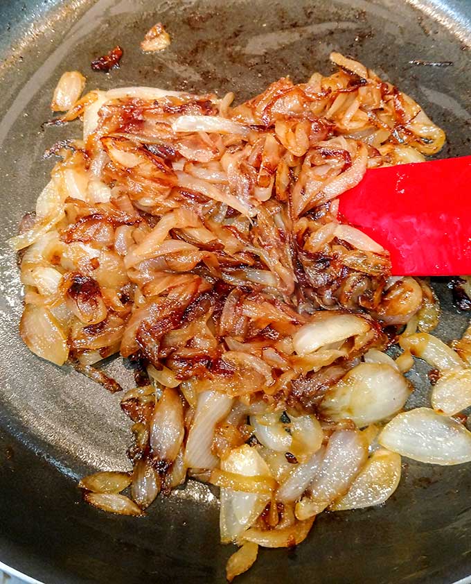 caramelized onions deep brown