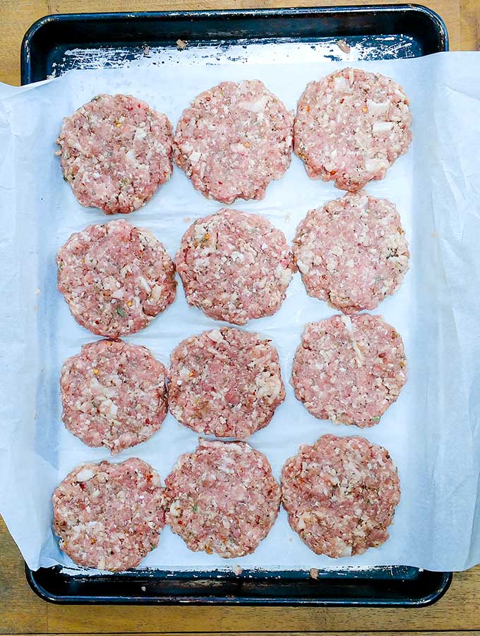 Raw homemade breakfast sausage is easy to cook and freeze