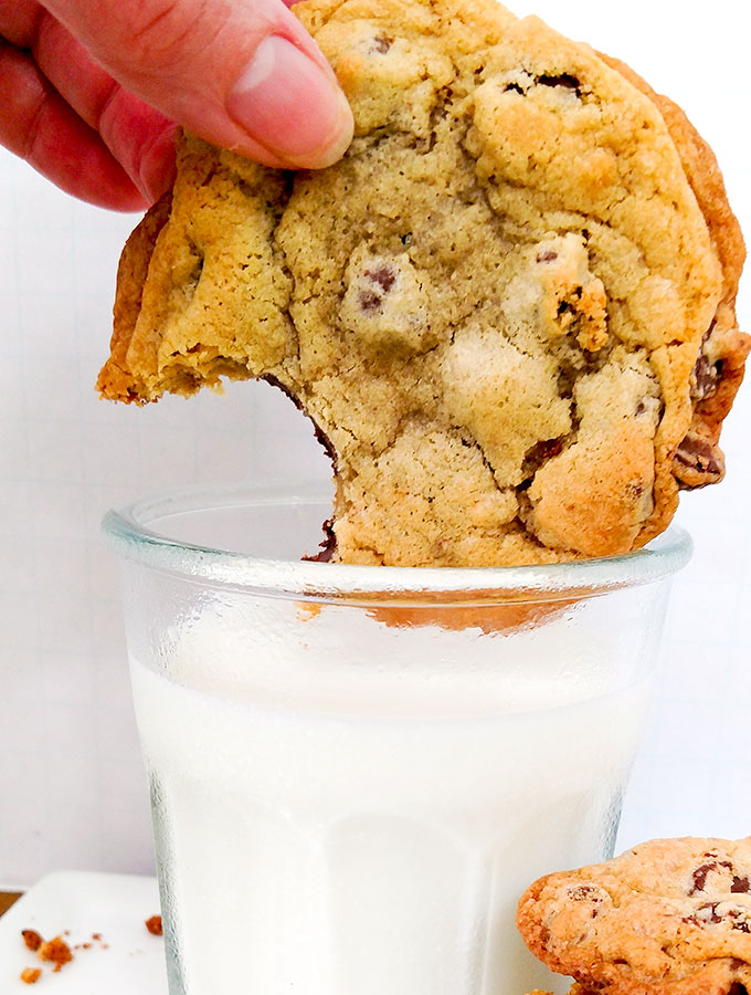 Classic Chocolate Chip Cookies like mom used to make very similar to Toll House chocolate chip cookies