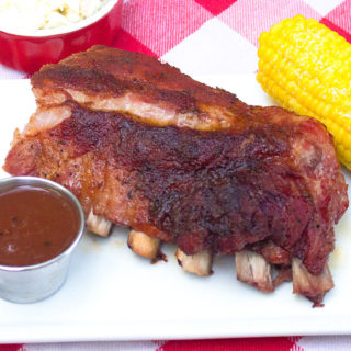 Juicy tender bbq ribs are easy to make and little hands on time