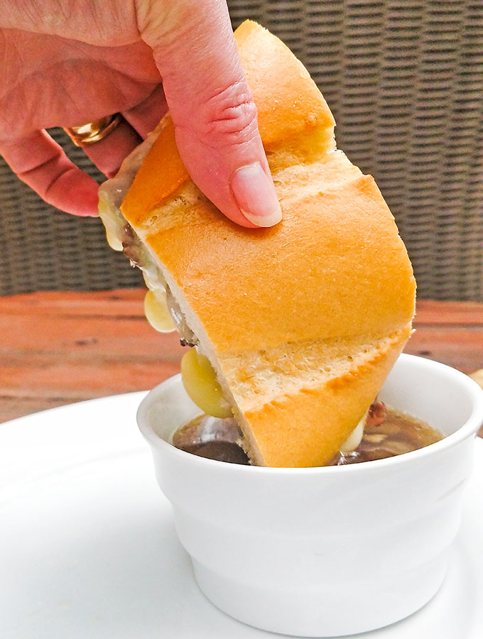 easy french dip sandwiches recipe with au jus