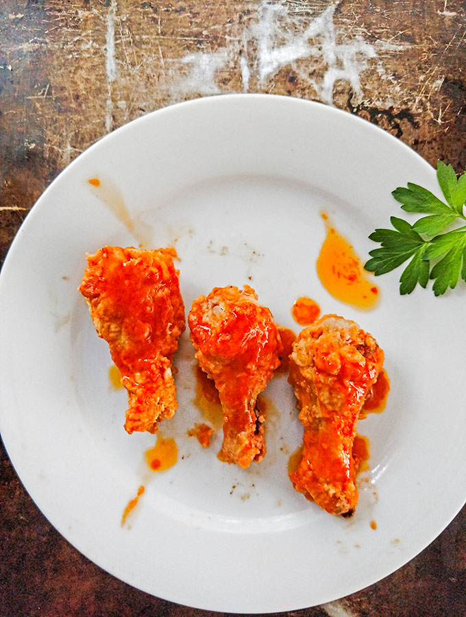 Original Buffalo chicken wings from Anchor Bar