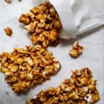 Cracker Jack Bark Bars are easy to eat on the go