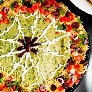 Halloween Spider Web Dip