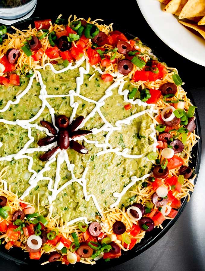 Halloween Spider Web Dip