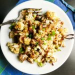 roasted cauliflower and onion