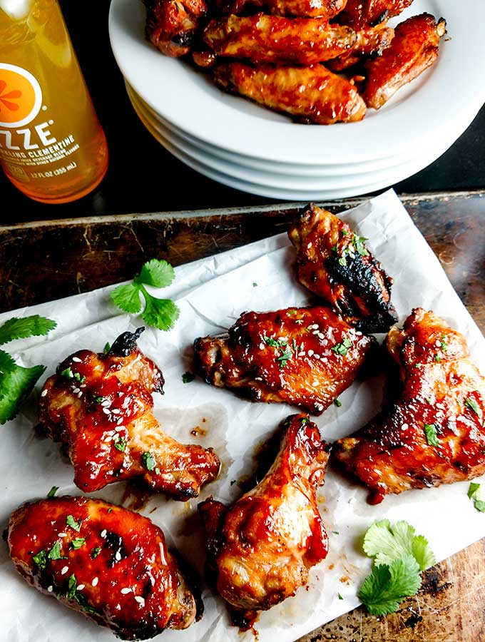 Asian chicken wings are sticky sweet and irresistable