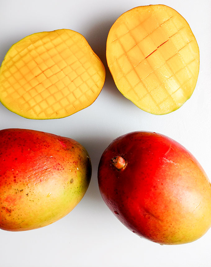 How to cut mango dices