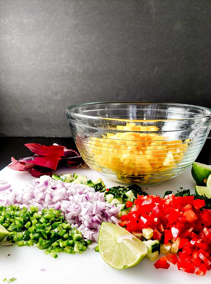 Mango salsa ingredients