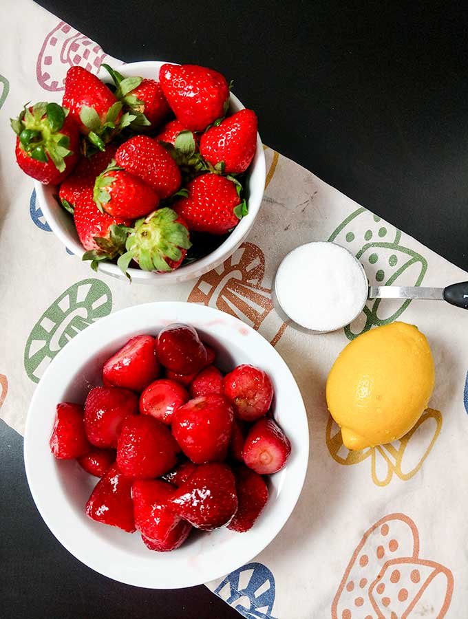 easy strawberry sauce instead of syrup
