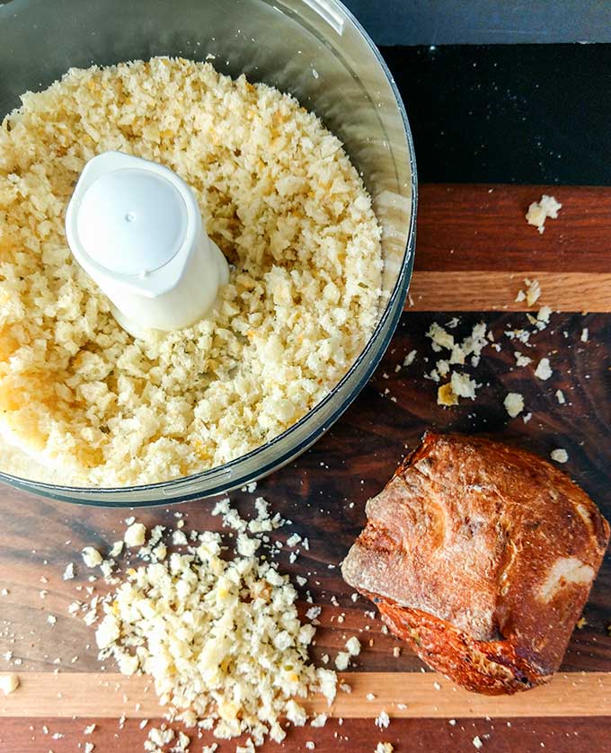 panko breadcrumbs in food processor