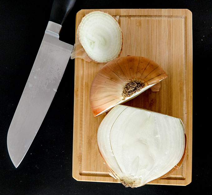 how to cut and dice an onion