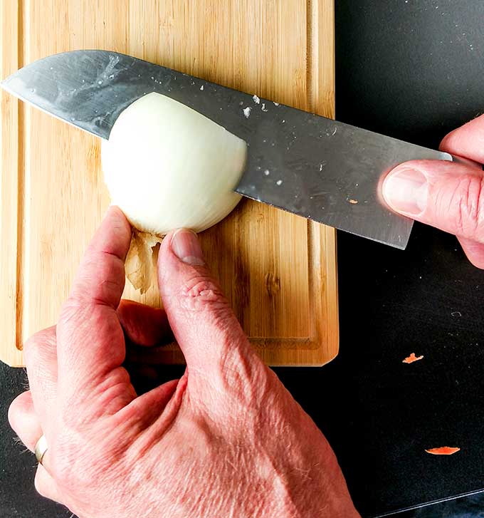 how to cut and dice an onion