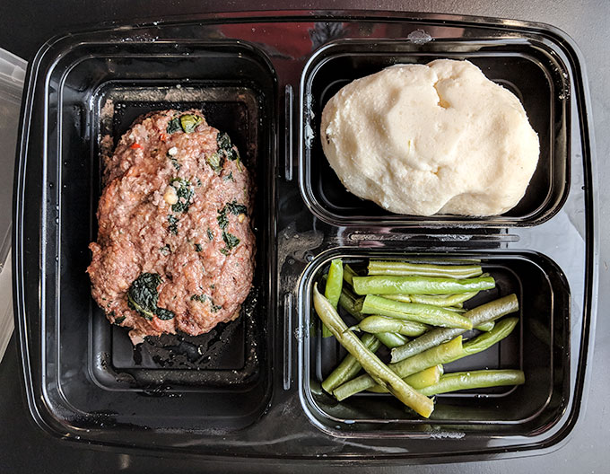 murphys italian meatloaf meal prep container