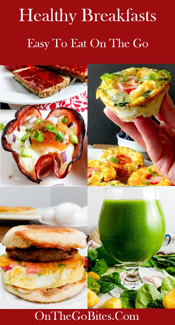 Healthy breakfasts for work or on the go roundup