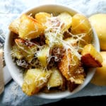 oven roasted potatoes with Parmesan and garlic