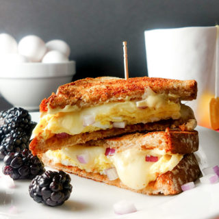 Salami egg and cheese breakfast sandwich recipe On The Go Bites