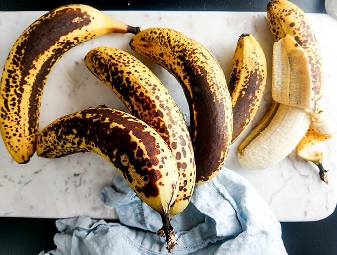 overripe bananas for moist banana bread