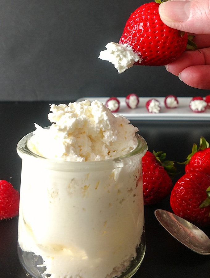 cream cheese fruit dip for strawberries