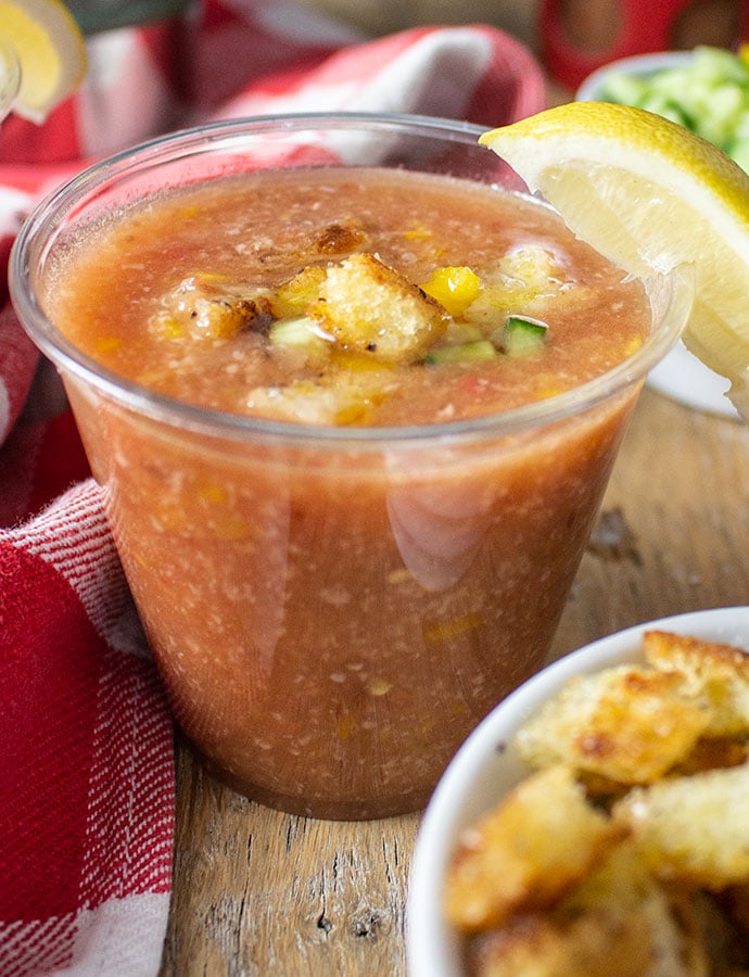 Andalusian Gazpacho for a picnic