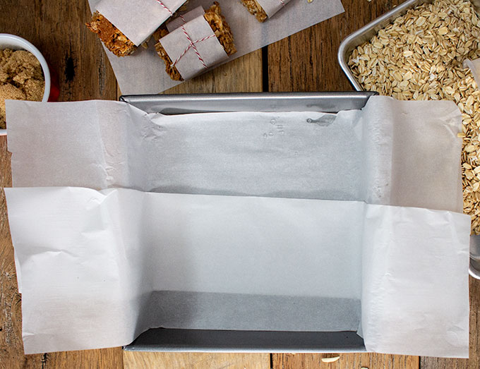 parchment paper for granola bar recipe