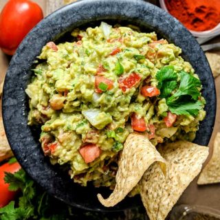 homemade guacamole