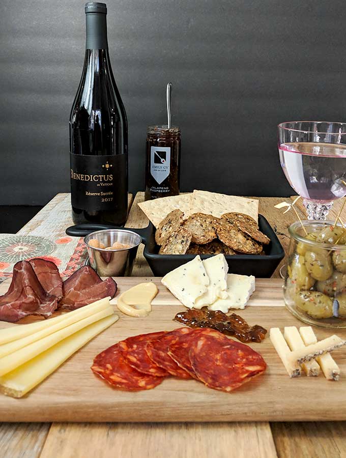 how to build a charcuterie board with olives