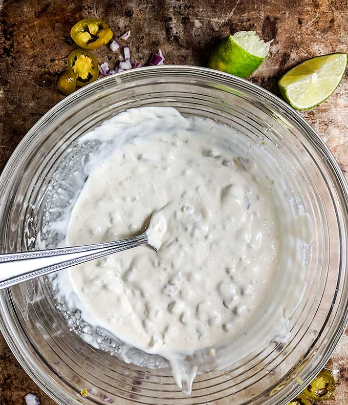 jalapeno tartar sauce for Baja fish tacos