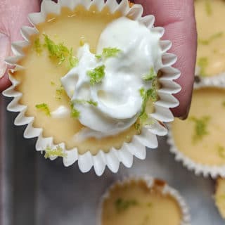 Mini key lime pie bites