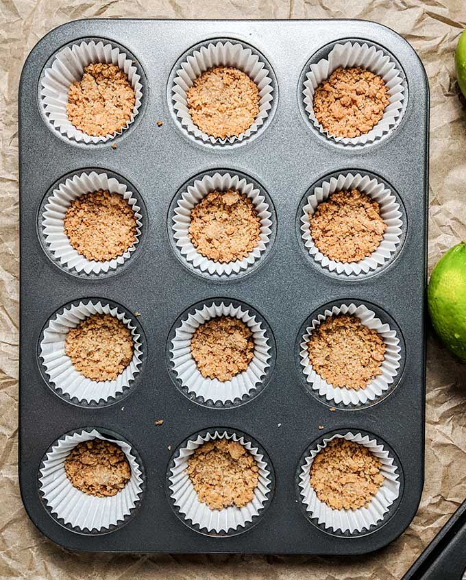 graham cracker crust for key lime pie bites