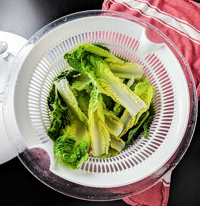 Caesar salad recipe without egg inner leaves