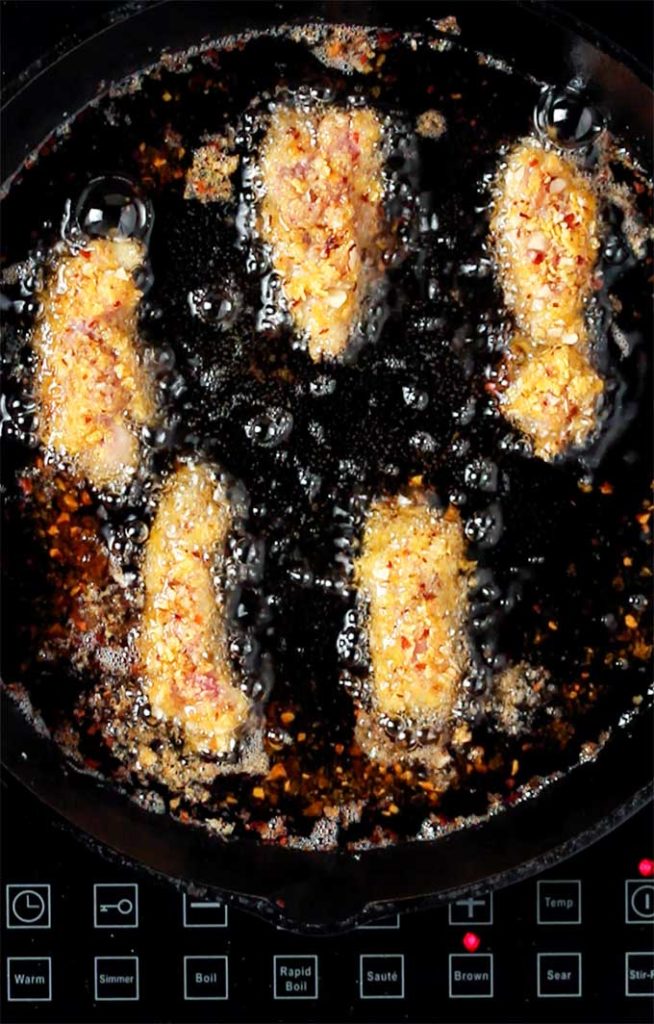 frying cornflake chicken tenders