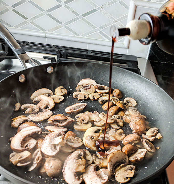 mushrooms for vegetarian quesadilla recipe