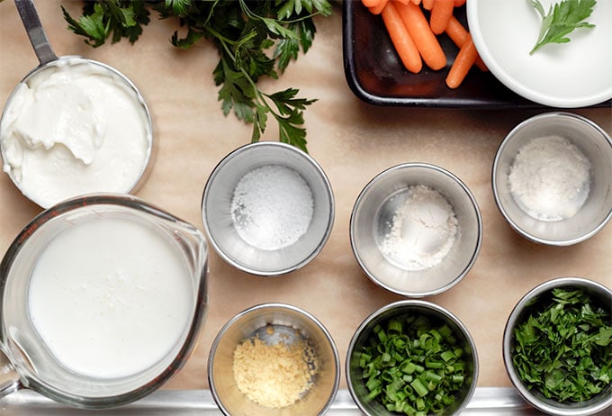 homemade buttermilk ranch dressing recipe ingredients