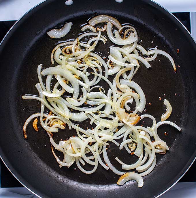 onions for one pot pasta
