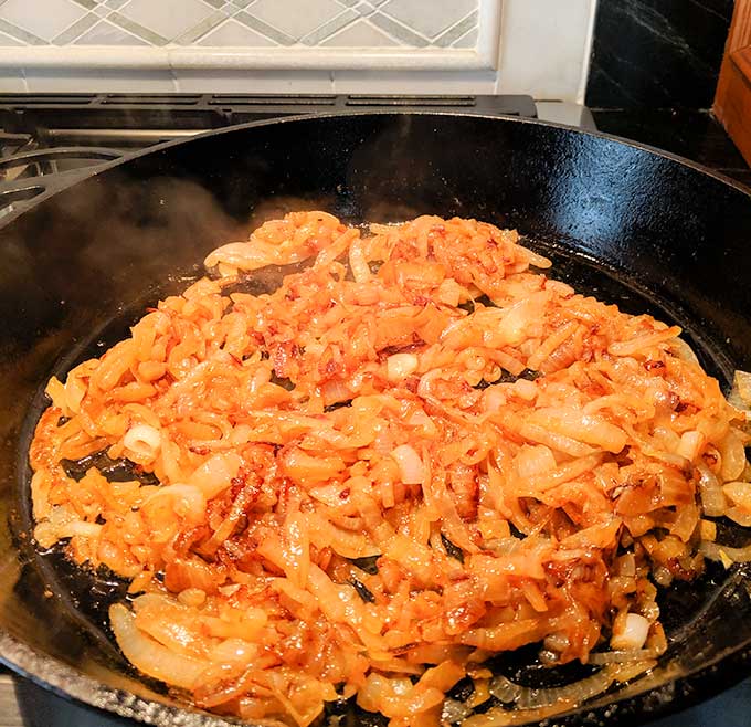 caramelized onions for patty melt recipe