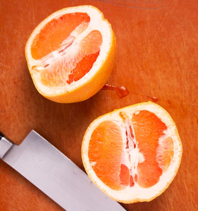 how to section a grapefruit
