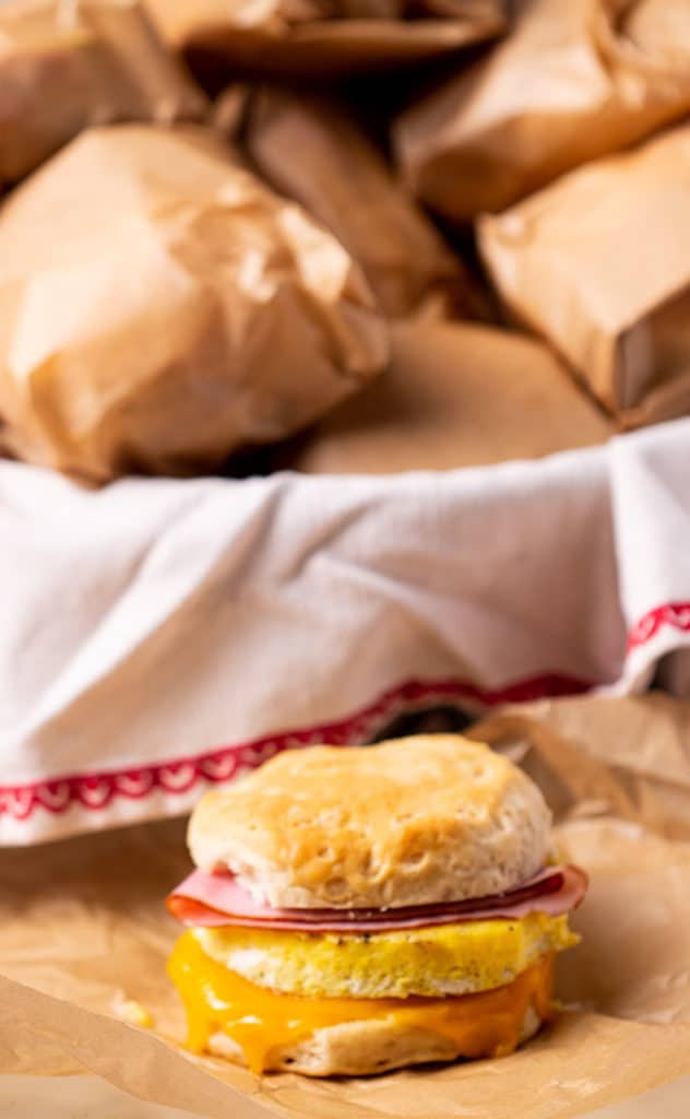 How to freeze make ahead breakfast sandwiches