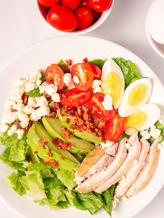Chicken Cobb Salad Recipe is a healthy 30 minute meal