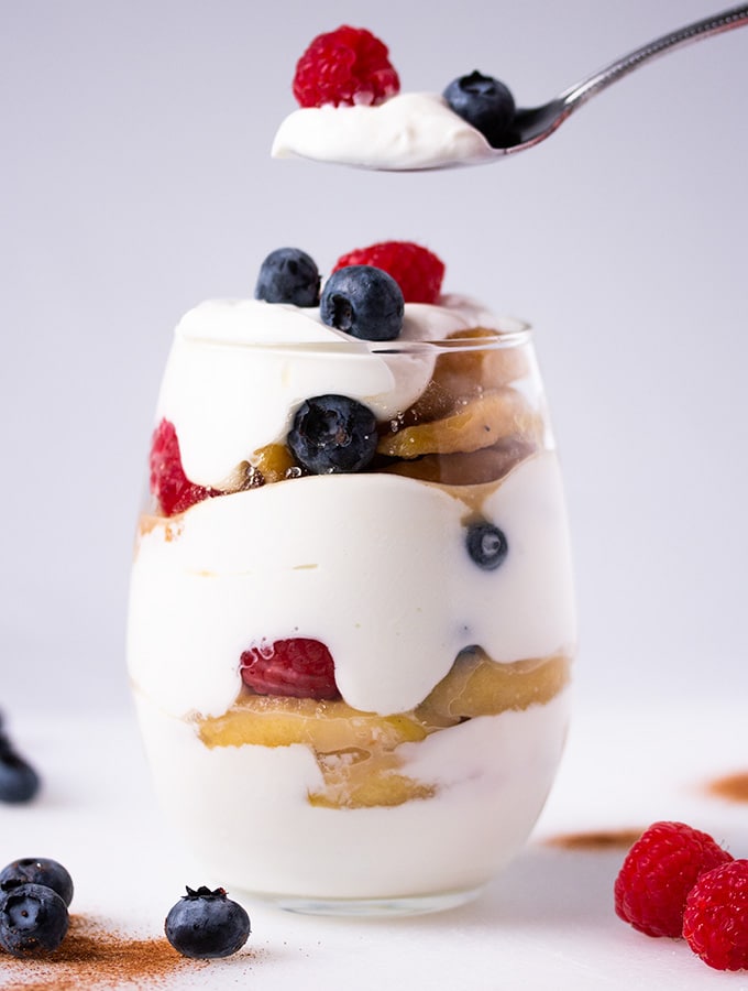 Yogurt parfait recipe with fruit