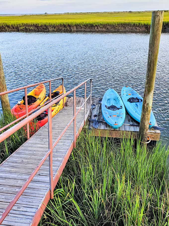 Kayaking on Seabrook Island South Carolina