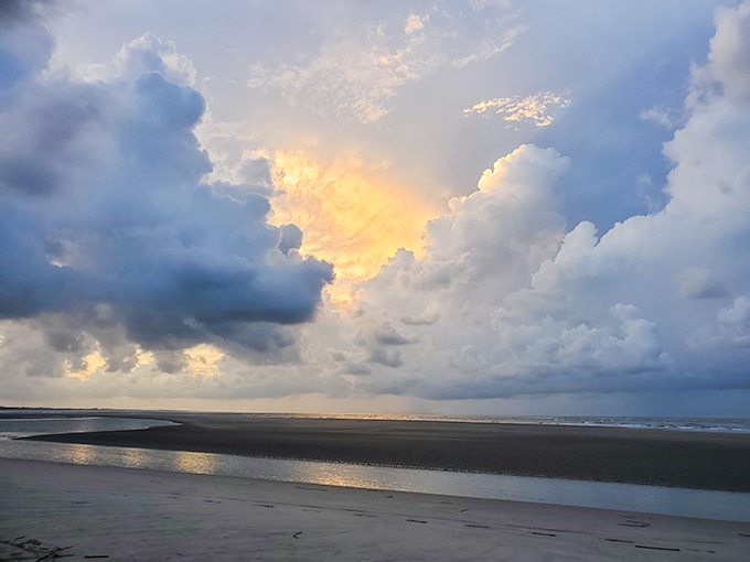 sunrise on Seabrook Island South Carolina