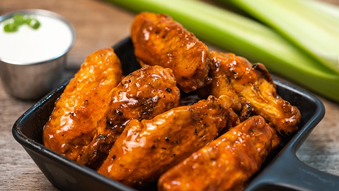 Grilled Buffalo Wings - On The Go Bites