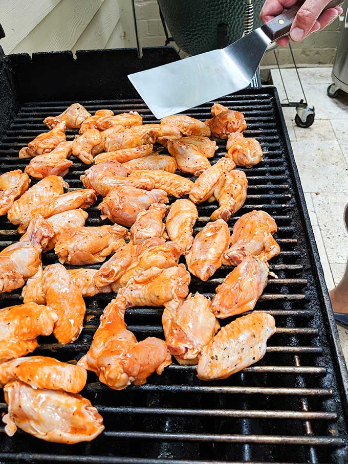 Grilled buffalo wings recipe