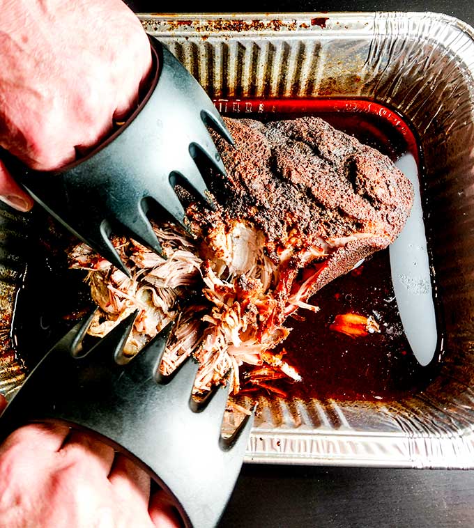 pulled pork is easier with wolf claws