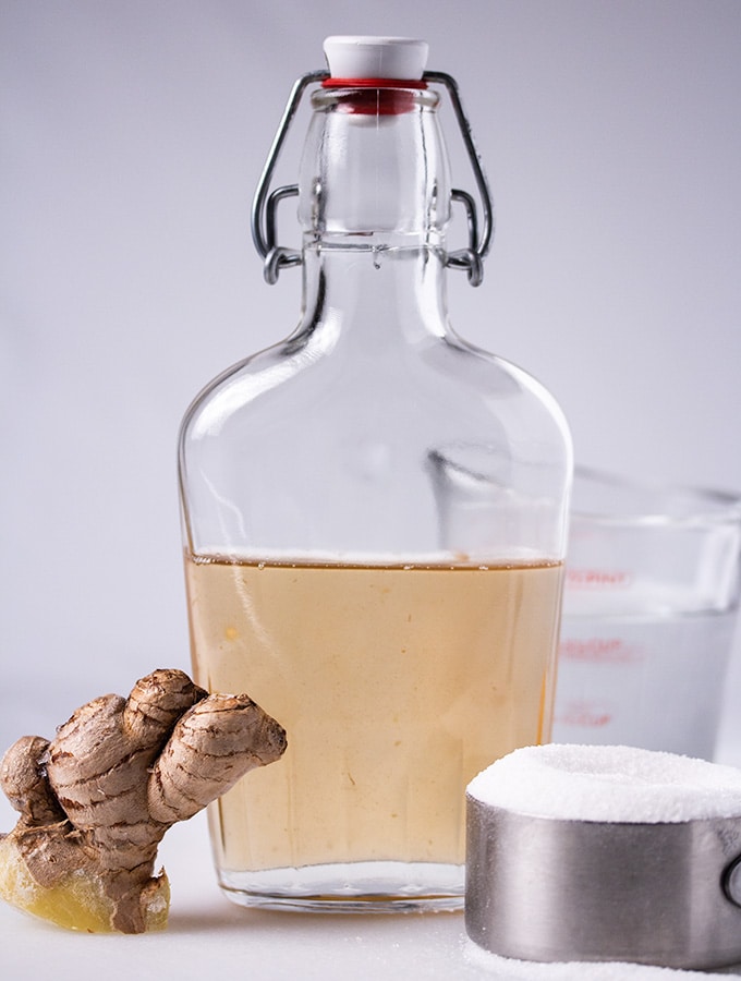 how to make simple syrup with ginger and vanilla
